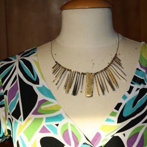 SOLD!!!!    All meta;l Handcrafted Necklace